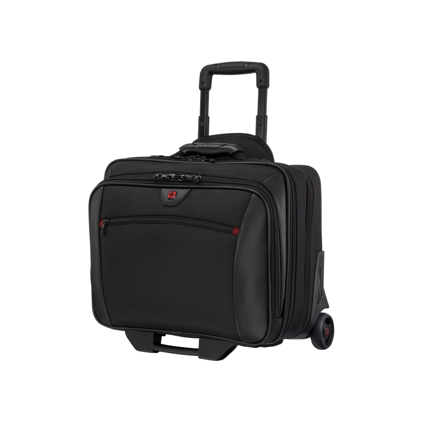 Wenger - Valise de voyage à roulettes 23 l 17" + sacoche pour ordinateur portable 15,4" Potomac noir