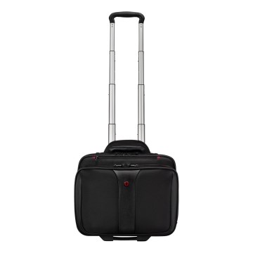 Wenger - Valise de voyage à roulettes 25 l 17" + sacoche pour ordinateur portable 15,6" Patriot noir