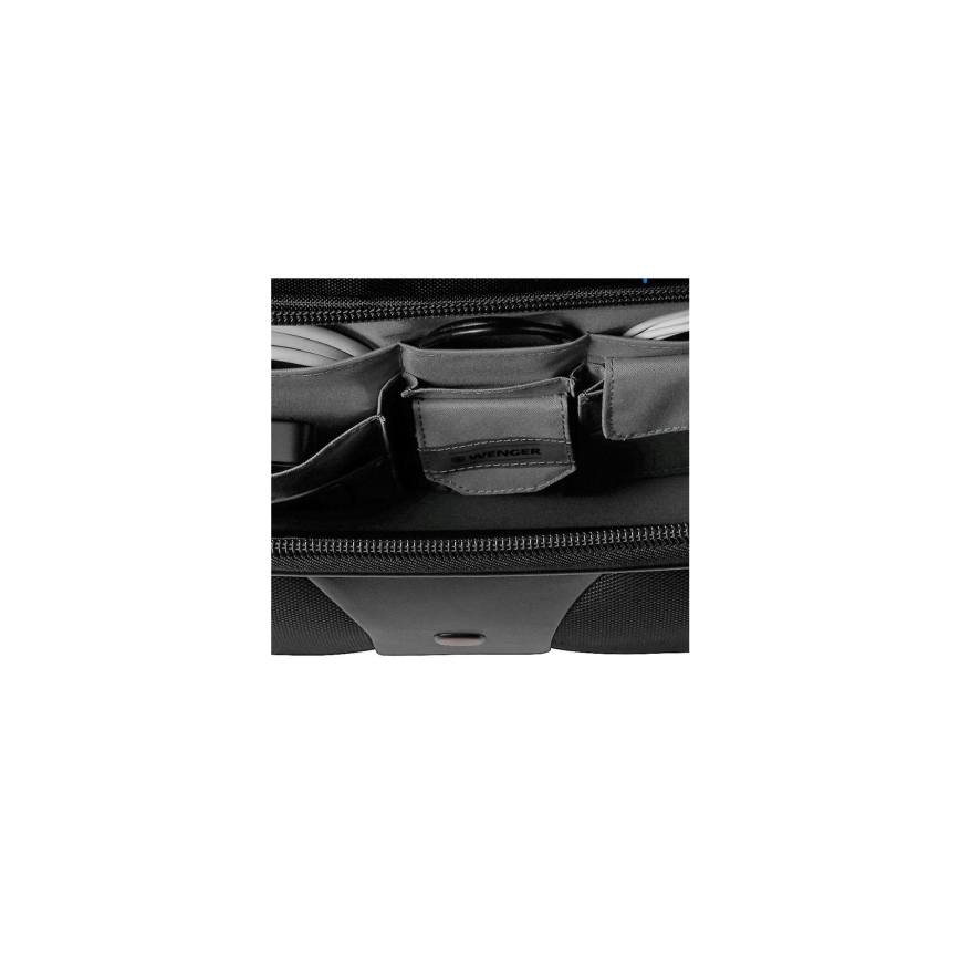 Wenger - Valise de voyage à roulettes 25 l 17" + sacoche pour ordinateur portable 15,6" Patriot noir