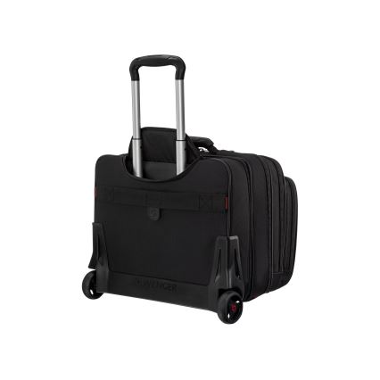 Wenger - Valise de voyage à roulettes 25 l 17" + sacoche pour ordinateur portable 15,6" Patriot noir