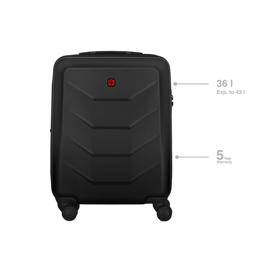 Wenger - Valise de voyage à roulettes 36 l Prymo noir