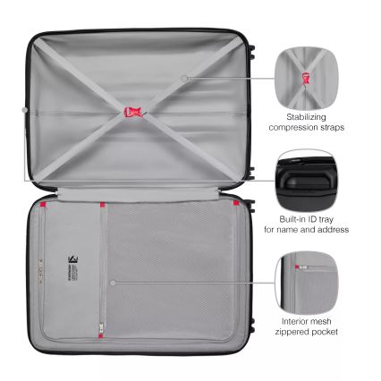 Wenger - Valise de voyage à roulettes 93 l Prymo noir