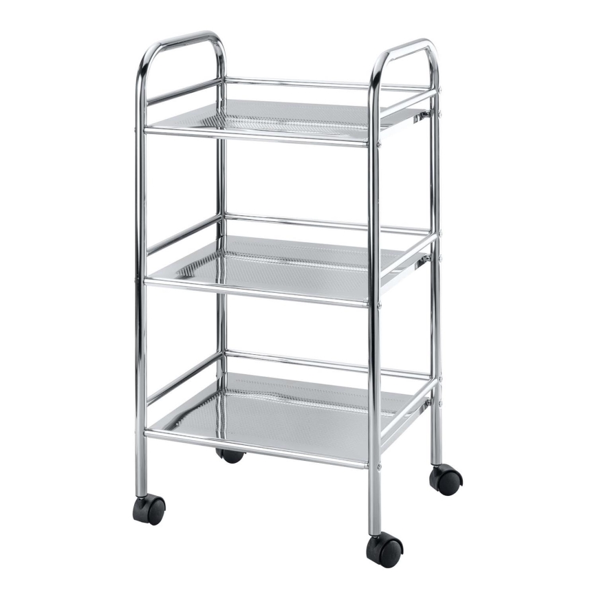 WENKO 12285100 - Chariot EXCLUSIVE 41 x 75 cm, chromé brillant
