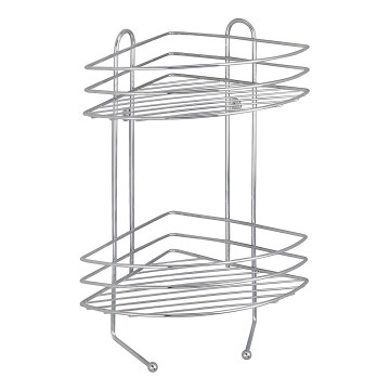 WENKO 15498100 - Étagère d'angle EXCLUSIVE 23x30,5 cm chrome brillant