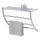 WENKO 15578100 - Porte-serviettes PESCARA 56 x 46 cm, chrome brillant