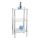 WENKO 15851100 - Étagère YAGO 40x74 cm argentée/transparente