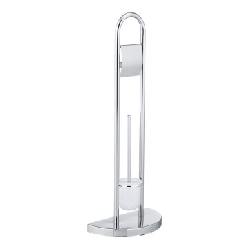 WENKO 16608100 - Brosse WC COSENZA 33x84 cm chrome brillant/satiné