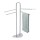 WENKO 16610100 - Porte-serviettes sur pied COSENZA 33x93,5 cm chrome brillant