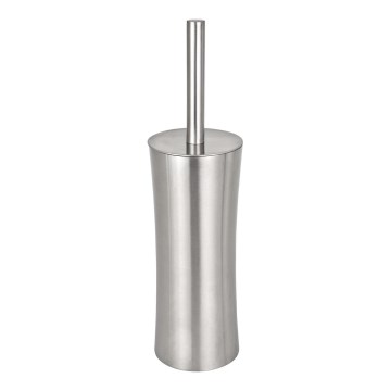 WENKO 16742100 - Brosse WC PIENO 10x37,5 cm inox/satiné
