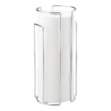 WENKO 16825100 - Porte-rouleau de papier toilette MILANO 13,5x32 cm chromé brillant