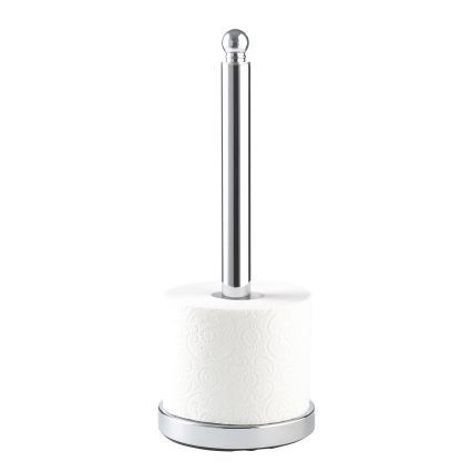 WENKO 16878100 - Porte-rouleau de papier toilette VITERBO 14x35 cm argenté