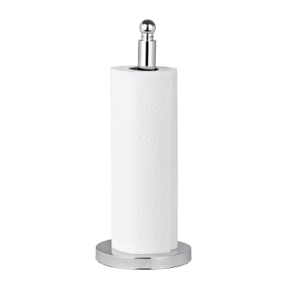 WENKO 16878100 - Porte-rouleau de papier toilette VITERBO 14x35 cm argenté