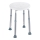 WENKO 1792921100-Tabouret SECURA 45,5x45,5 cm blanc/argent/gris