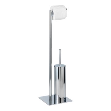 WENKO 18562100 - Brosse WC RECCO 20x71,5 cm chrome brillant