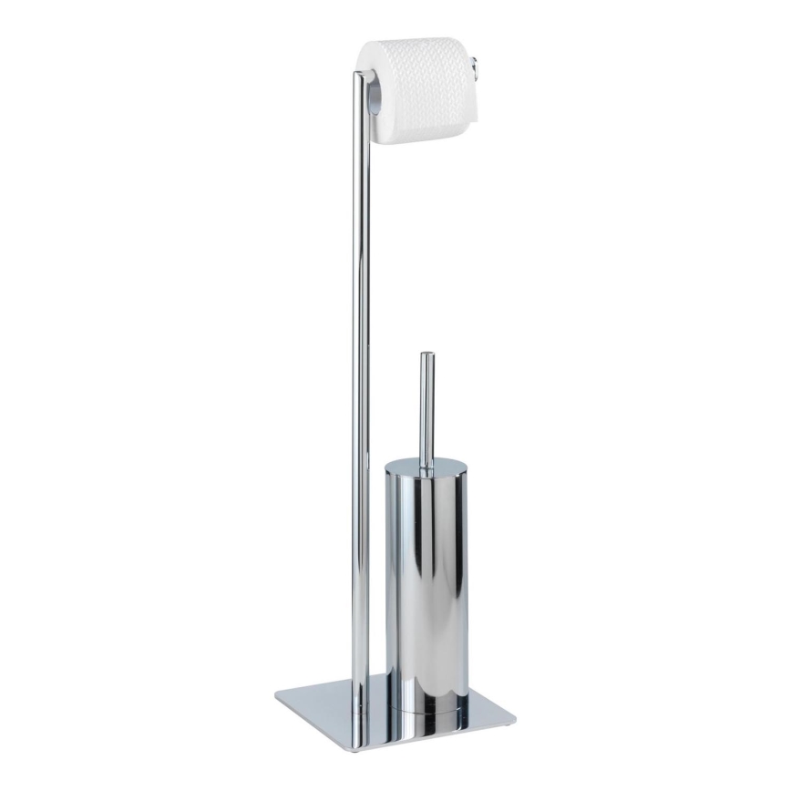 WENKO 18562100 - Brosse WC RECCO 20x71,5 cm chrome brillant