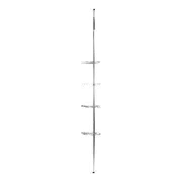 WENKO 18596100 - Élément d'angle PREA 28x200 cm en acier inoxydable, finition chromée brillante