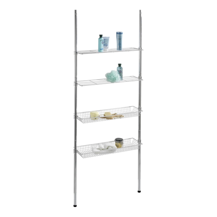 WENKO 18597100-Étagère 71x285 cm chrome brillant