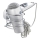 WENKO 18770100 - Support pour sèche-cheveux TURBO-LOC en acier rond 14 x 11,5 cm chrome brillant