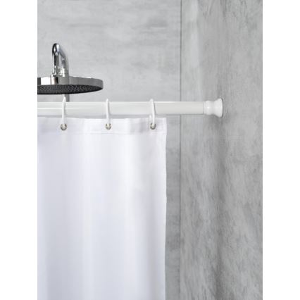 WENKO 19206100 - Barre de douche FLEX 110 cm blanche