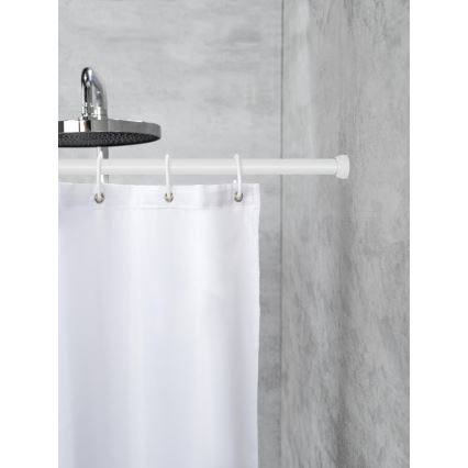 WENKO 19209100 - Barre de douche 18,5x2 cm blanche