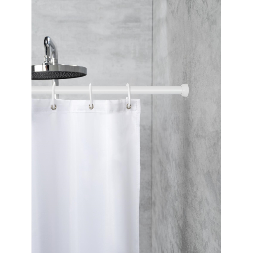 WENKO 19209100 - Barre de douche 18,5x2 cm blanche