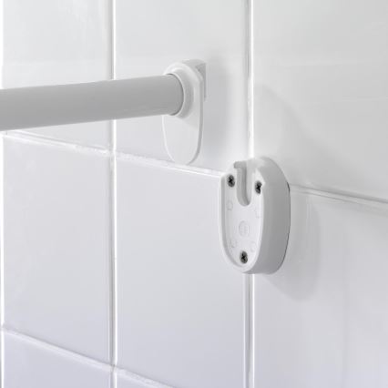 WENKO 19216100 - Support pour barre UNIVERSAL 2,5 x 2,5 cm, blanc