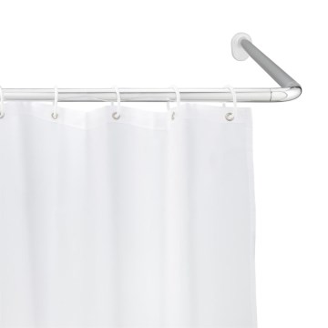 WENKO 19218100 - Barre UNIVERSAL 2,5x2,5 cm chromé/blanc