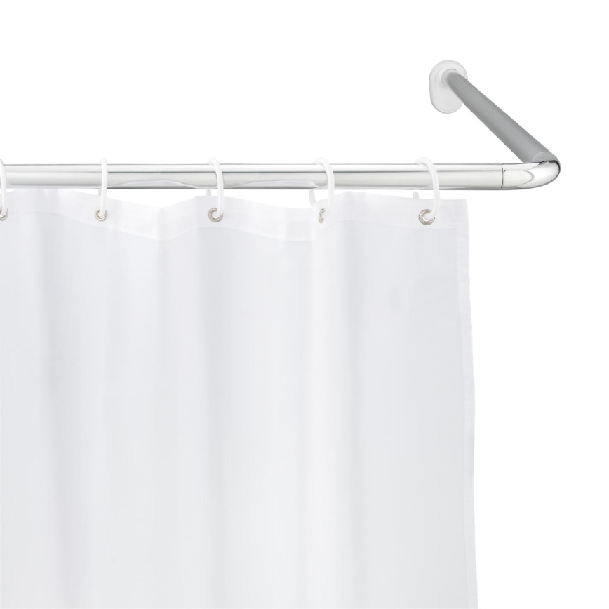 WENKO 19218100 - Barre UNIVERSAL 2,5x2,5 cm chromé/blanc