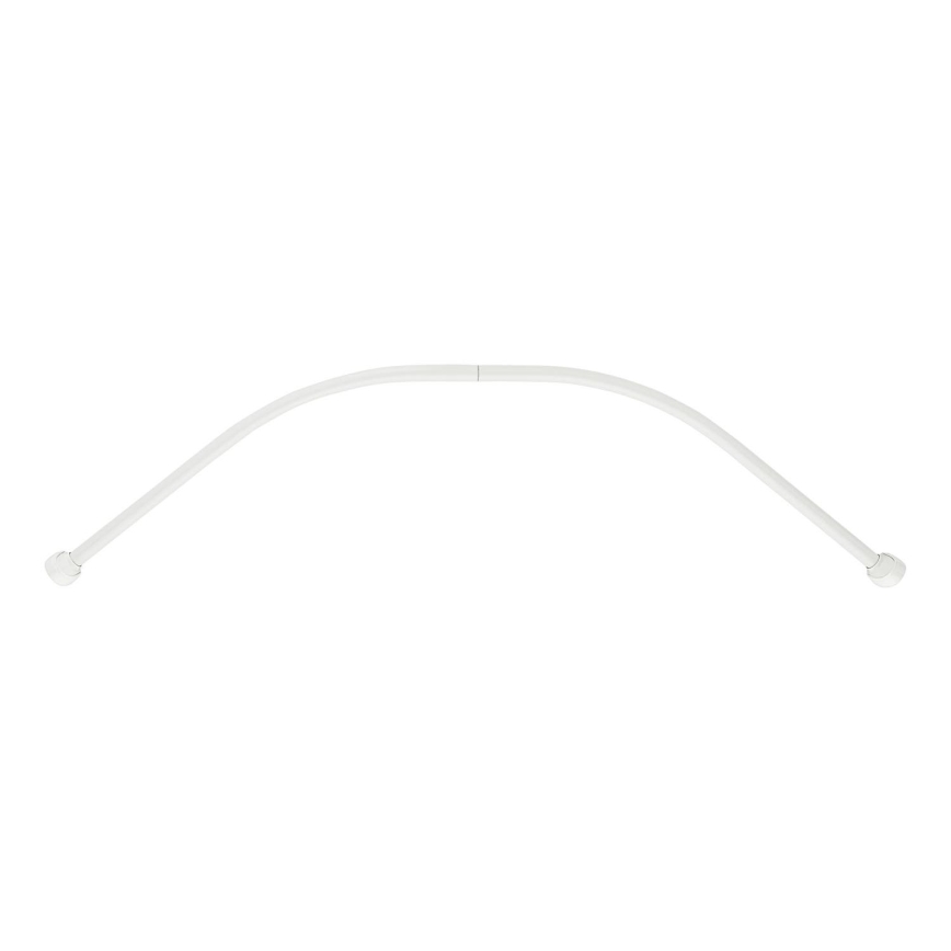 WENKO 19219100 - Barre de douche extensible 80x90 cm blanche