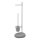 WENKO 19494100 - Brosse WC PEBBLE STONE 23,5x70 cm chrome brillant/gris/satiné