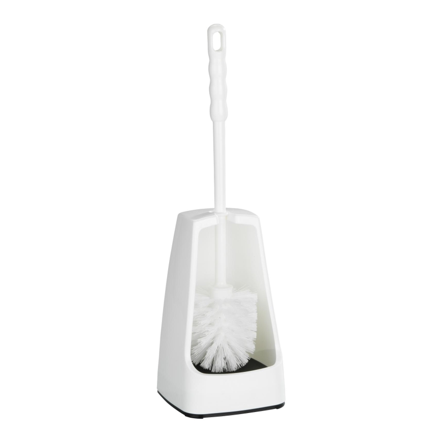 WENKO 19607100 - Brosse de toilette SIMPLE 12,5 x 40 cm blanche