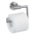 WENKO 19612100 - Porte-rouleau de papier toilette BOSIO MATT 15 x 10,5 cm inox/argenté