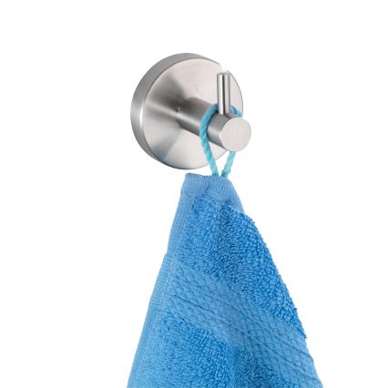 WENKO 19621100 - Crochet BOSIO MAT 5,5x5,5 cm acier inoxydable/argenté