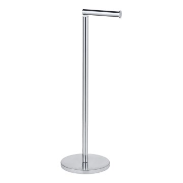 WENKO 19637100 - Porte-rouleau de papier toilette 21x55 cm inox/argenté