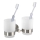 WENKO 19638100 - Porte-brosses à dents BOSIO MATT 17,5x9,5 cm acier inoxydable/argenté