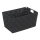 WENKO 19878100 - Corbeille ADRIA 30x20 cm noire