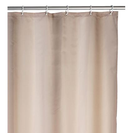 WENKO 20045100 - Rideau de douche 180 x 200 cm beige