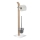 WENKO 20397100 - Brosse WC SAMONA 20x71,5 cm chrome/marron/satiné