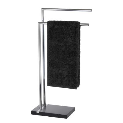 WENKO 20461100 - Porte-serviettes NOBLE 45,5x82 cm chromé/noir