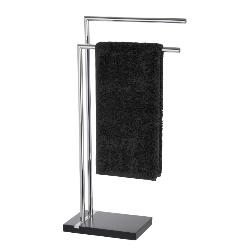 WENKO 20461100 - Porte-serviettes NOBLE 45,5x82 cm chromé/noir