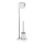 WENKO 20486100 - Brosse WC NOBLE 20 x 74 cm chrome/blanc
