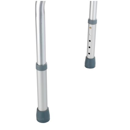 WENKO 206051100-Tabouret SECURA 46x53,5 cm blanc/argenté