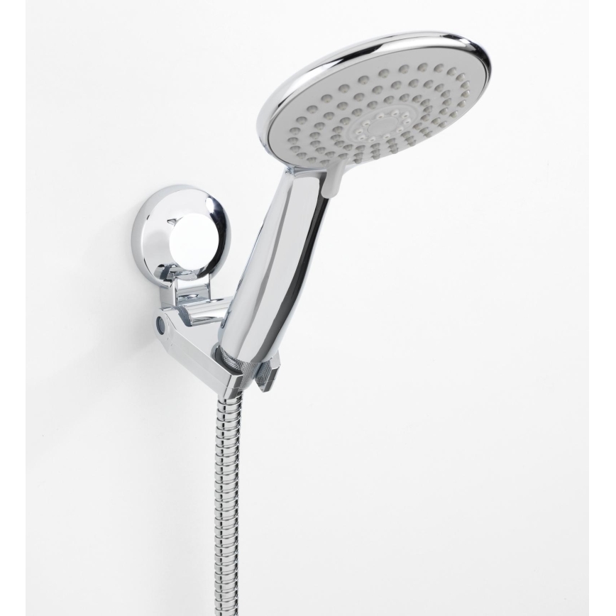 WENKO 20619100-Support de douche FIORINA 6x9 cm chrome poli