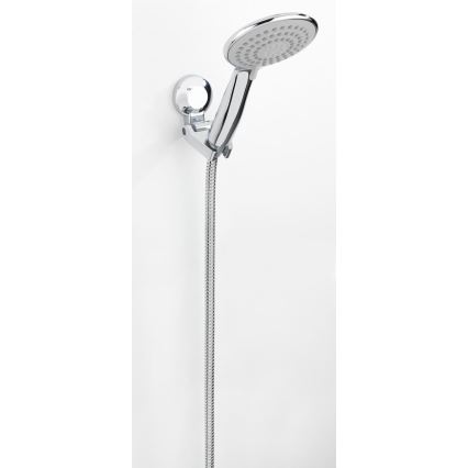 WENKO 20619100-Support de douche FIORINA 6x9 cm chrome poli