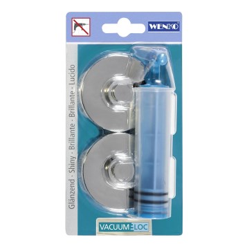WENKO 20643100 – Adaptateur CLA+PREM+STYLE AD VL 6x2,8 cm chromé brillant