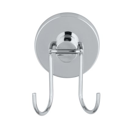 WENKO 20877100-Raclette VACUUM-LOC ROND STAH 24,5 x 25 cm, inox / chromé brillant / argenté