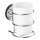 WENKO 20880100-Gobelet VACUUM-LOC MILAZZO 7,5x11,5 cm chrome brillant/blanc
