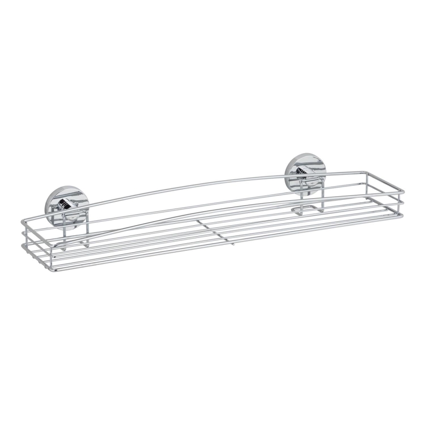 WENKO 20884100-Étagère VACUUM-LOC MILAZZO 51x15,2 cm chrome brillant