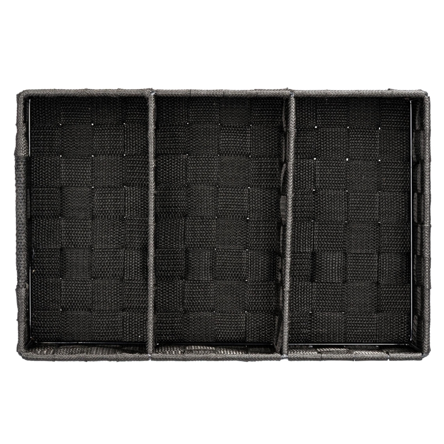 WENKO 20978100 - Organiseur ADRIA 32x21 cm noir