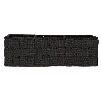 WENKO 20978100 - Organiseur ADRIA 32x21 cm noir